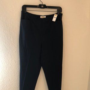 Talbot's "Dina" stretch lightweight pants, dk blue